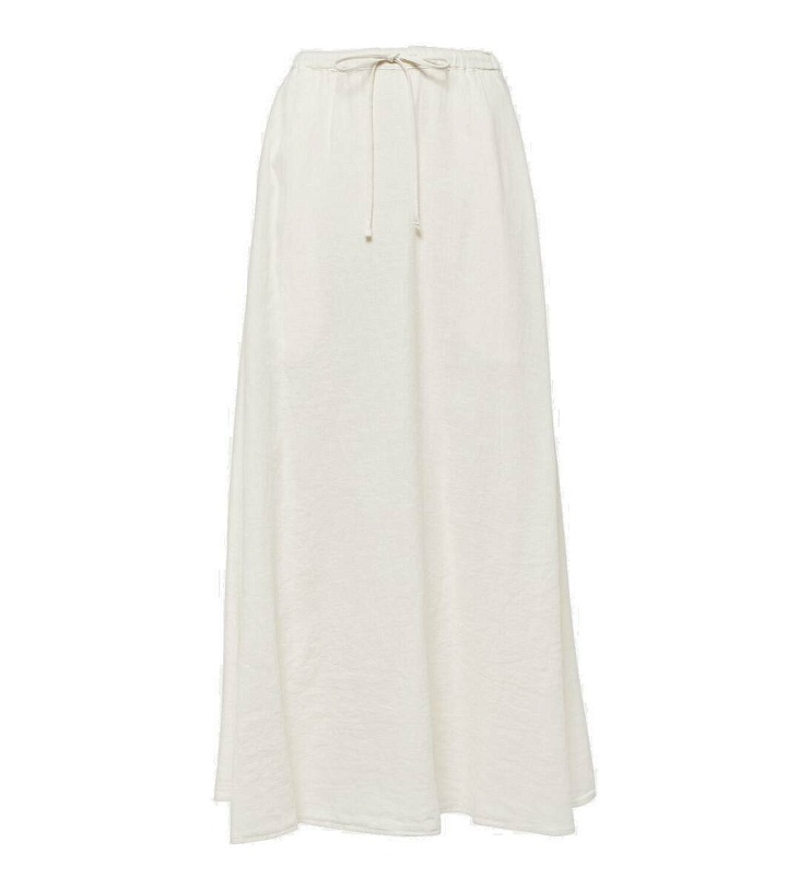 Photo: Velvet Bailey linen maxi skirt