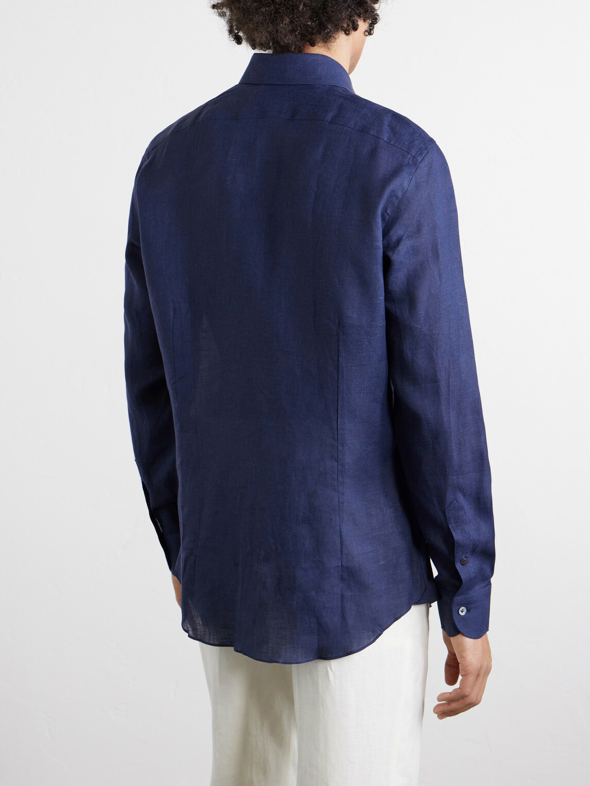 Thom Sweeney - Linen Shirt - Blue