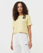The North Face Wmns Cropped Fine Tee Yellow - Womens - Shortsleeves