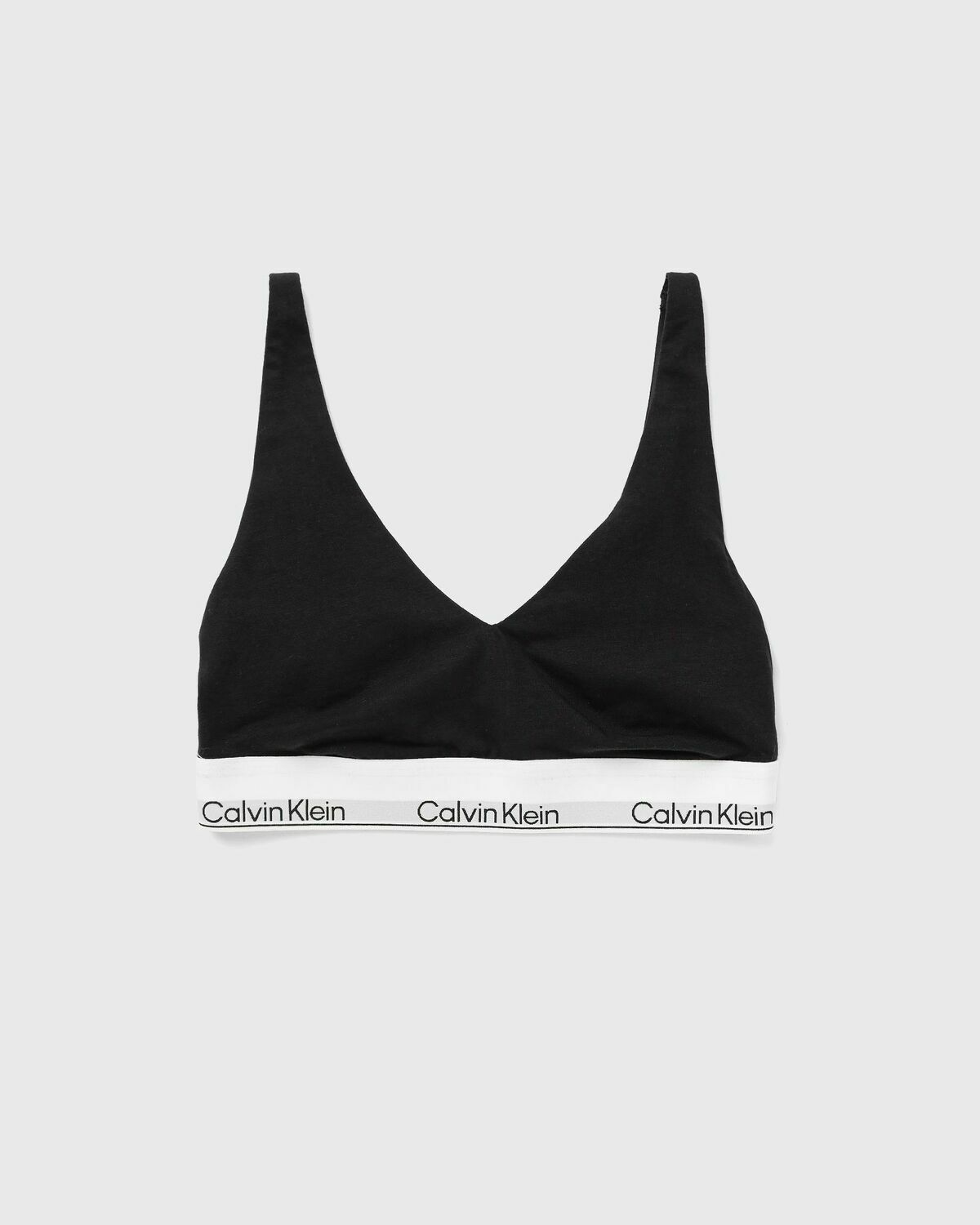 Calvin Klein Underwear FULL CUP UNLINED TRAINGLE SCOOP Black Womens (Sports-) Bra