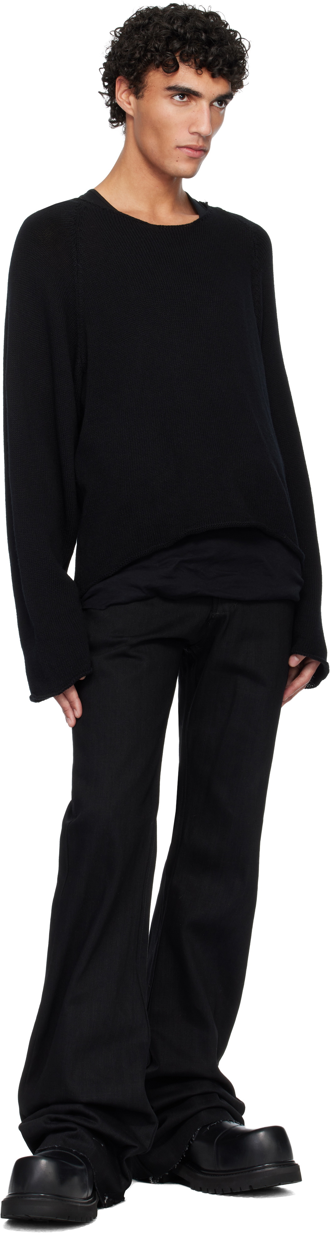 Swampgod Black Stövel Trousers
