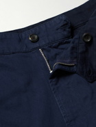 Drake's - Tapered Cotton-Twill Chinos - Blue