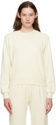 ÉTERNE Off-White Shrunken Sweatshirt