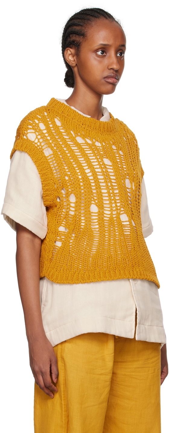 AIREI Yellow Laddering Vest