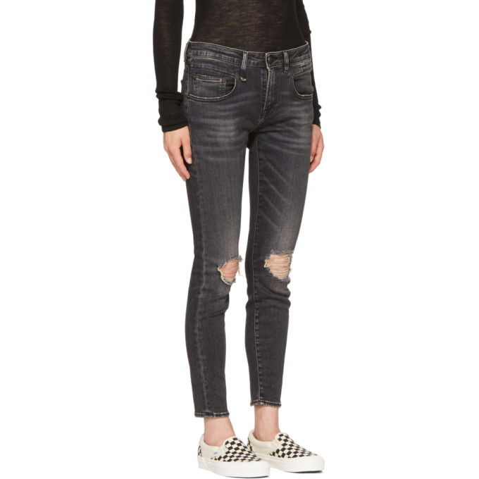 R13 Black Boy Skinny Jeans R13