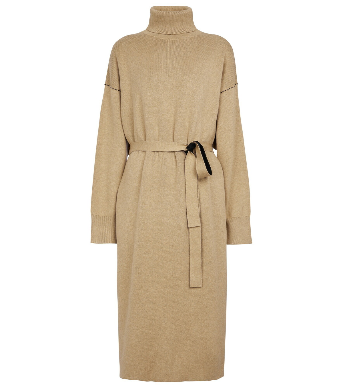 proenza schouler beige dress Proenza Schouler // Cream Cashmere & Wool Ribbed Dress  VSP Consignment
