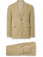 Massimo Alba - Sloop Slim-Fit Cotton-Corduroy Suit - Neutrals
