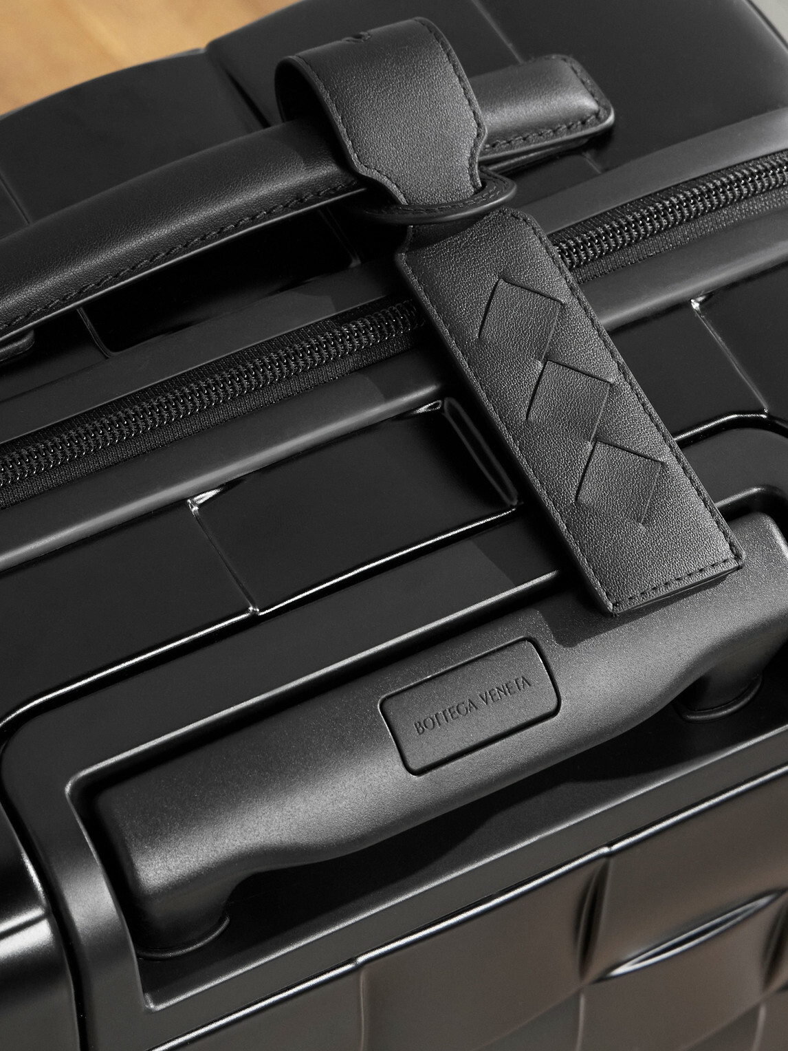 Bottega Veneta - Odyssey 55cm Leather-Trimmed Intrecciato Polycarbonate Suitcase
