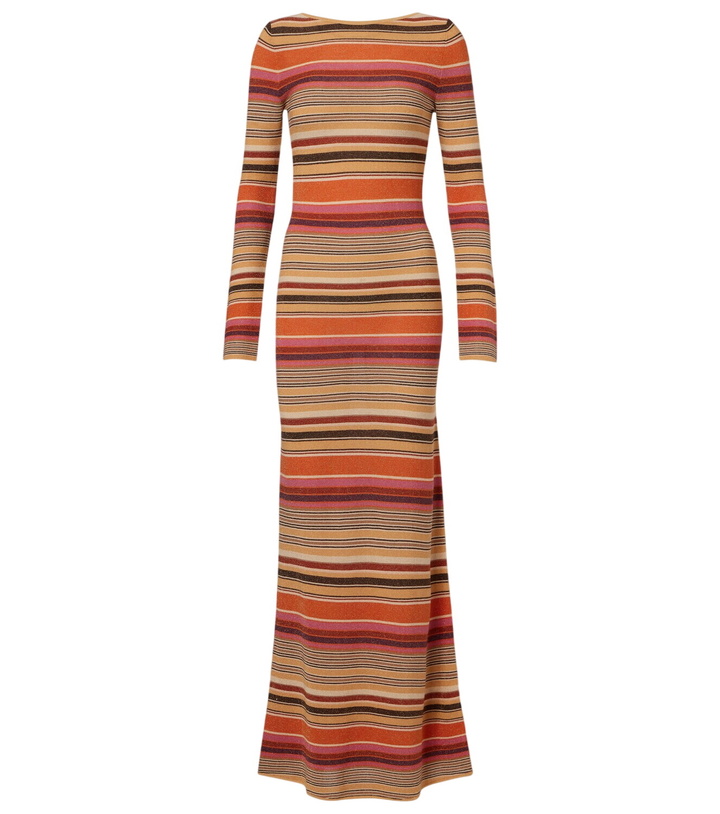 Photo: Faithfull Notturna striped maxi dress