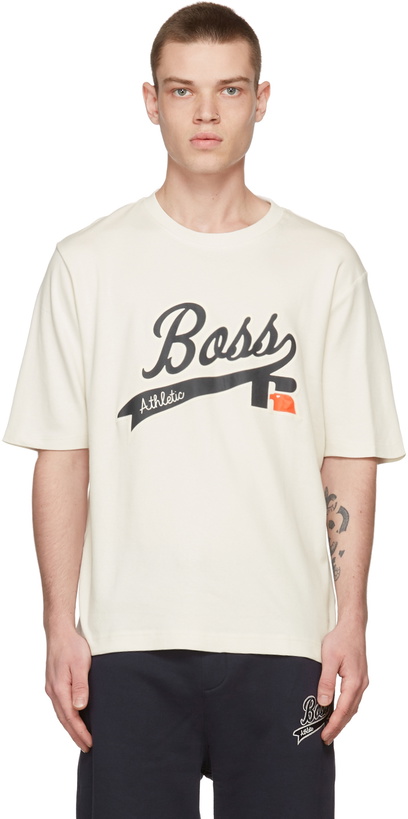 Photo: Boss Off-White Russell Athletic Edition Logo T-Shirt