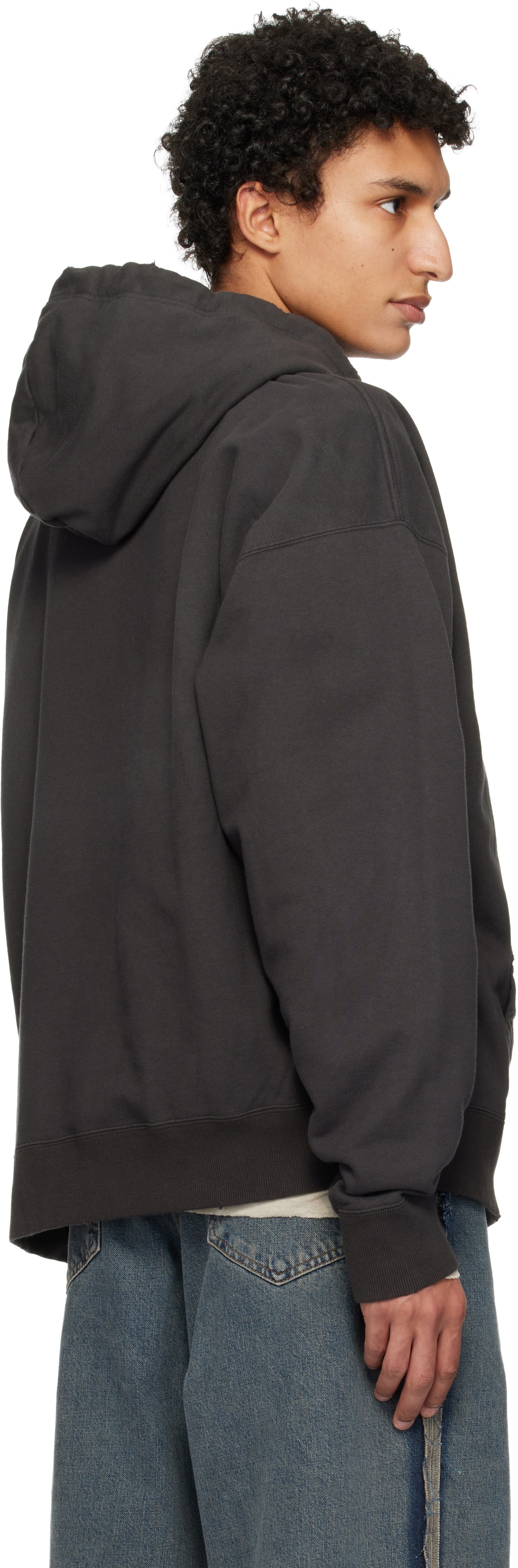Maison MIHARA YASUHIRO Black Fruit Printed Hoodie