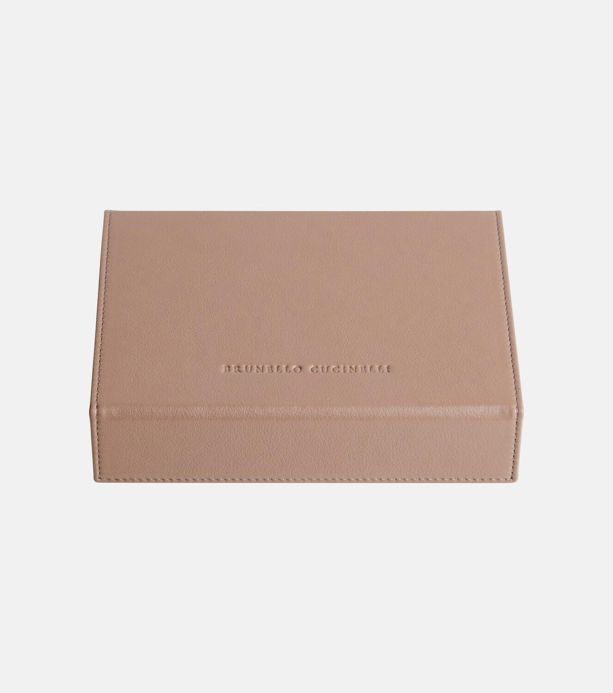 Brunello Cucinelli Leather playing card set and case