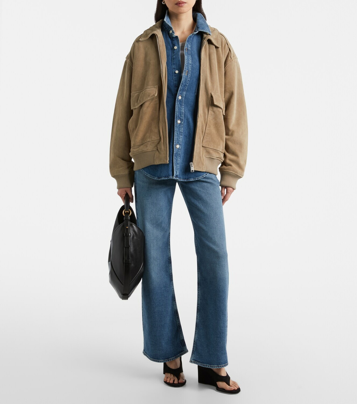 Citizens of Humanity Vivienne suede blouson jacket