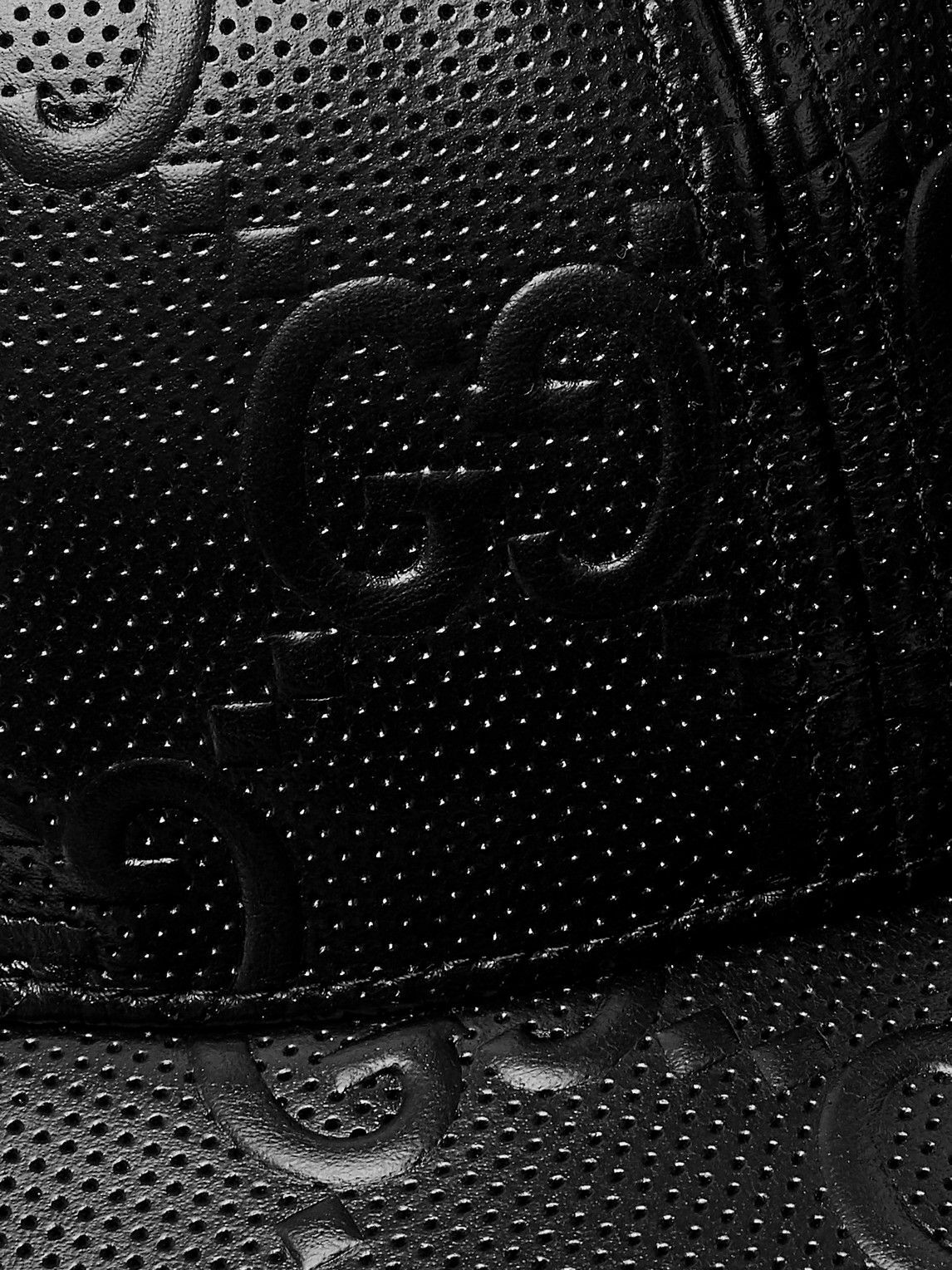 GG Embossed Baseball Hat in Black - Gucci