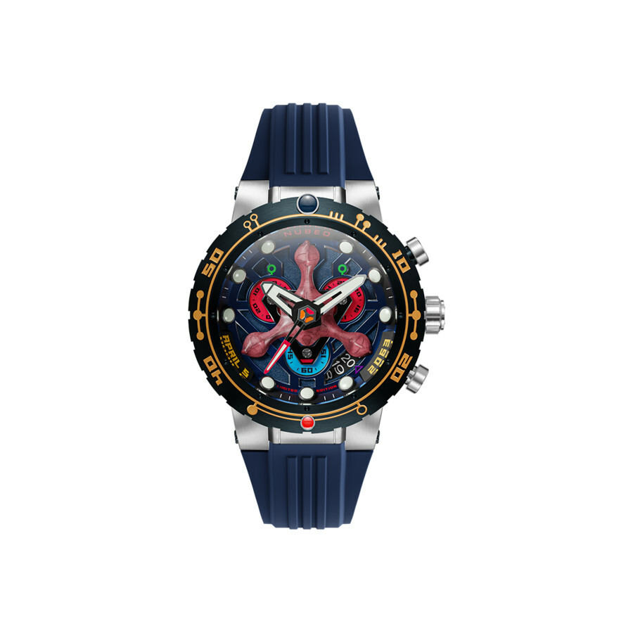 Nubeo Opportunity Chronograph Blue Dial Mens Watch NB-6119-02