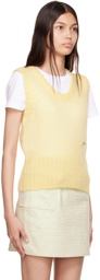 GANNI Yellow Wool Vest