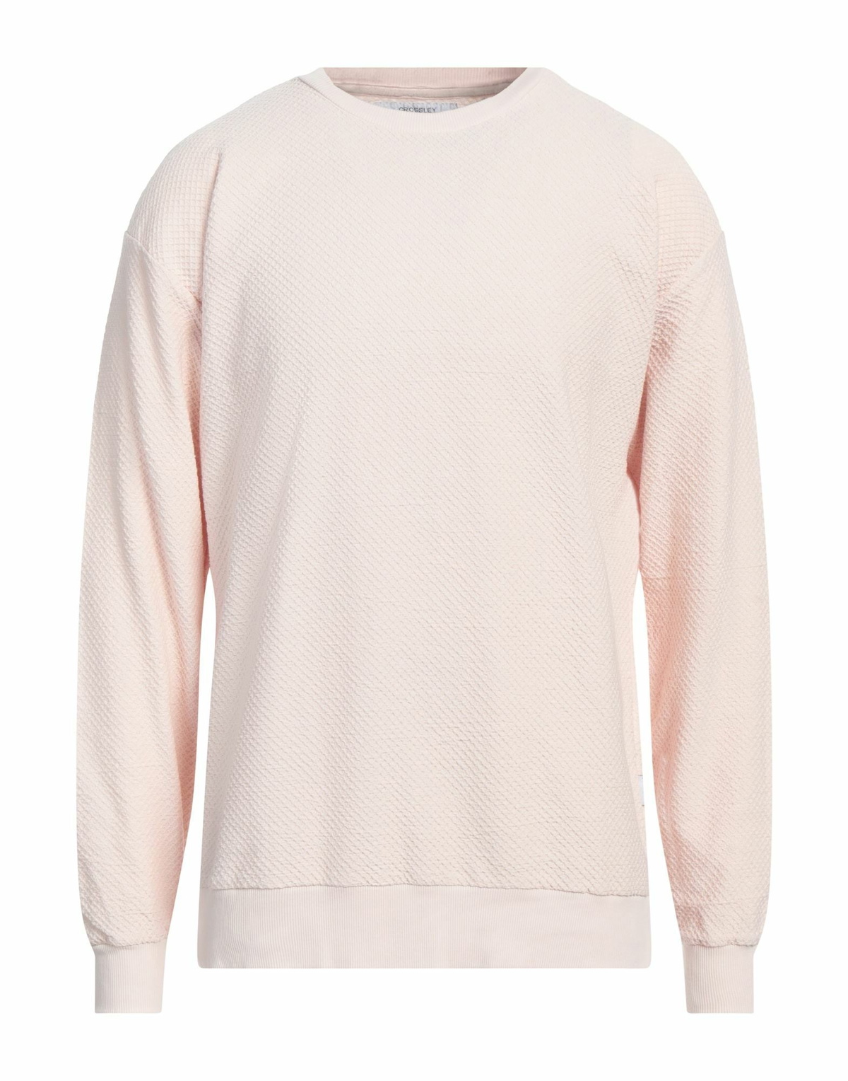Crossley Mens Sweatshirt in Light pink