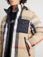 Burberry - Reversible Quilted Checked Shell Hooded Down Jacket - Neutrals
