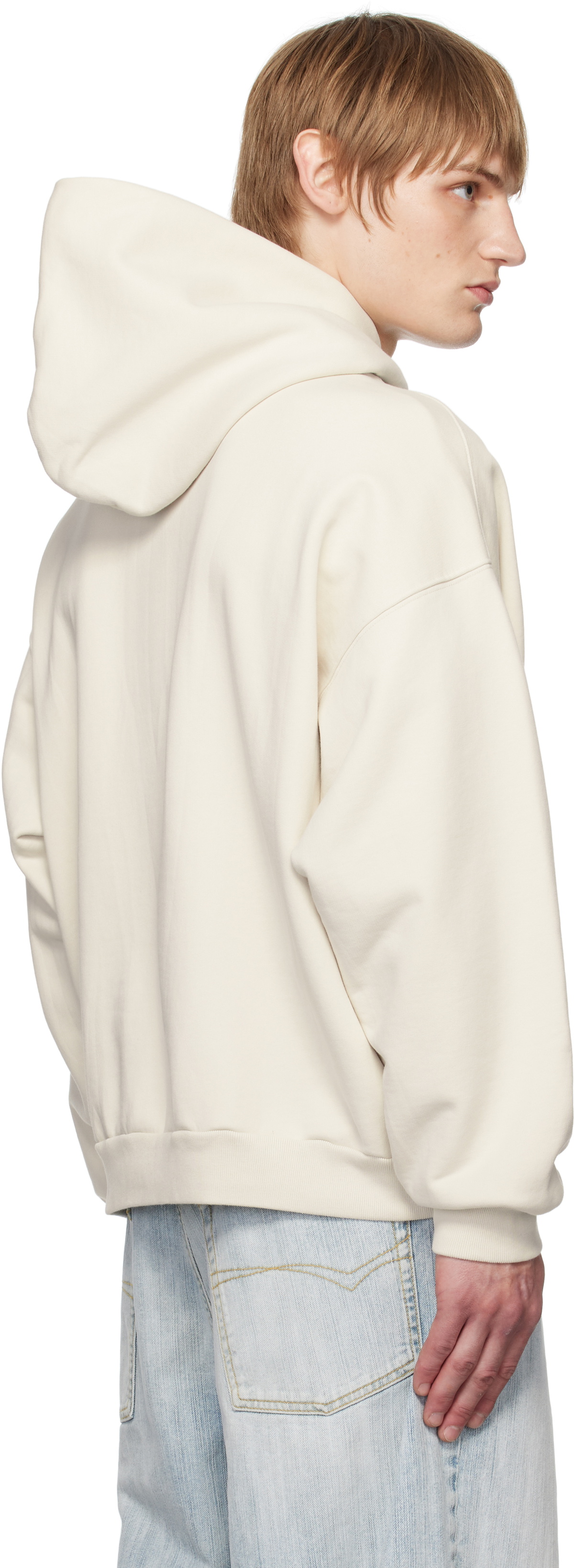Balenciaga Off-White Metal BB Stencil Hoodie Balenciaga