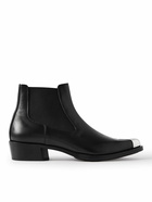 Alexander McQueen - Embellished Leather Chelsea Boots - Black