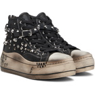 R13 Black Kurt High Top Sneakers
