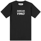 Barbour Men's International x YMC Horsted T-Shirt in Black