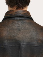 Ferragamo Mens Leather jacket in Brown