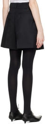 Comme des Garçons Black Pleated Shorts