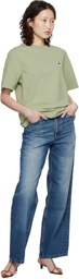 Maison Kitsuné Green Dressed Fox Comfort T-shirt