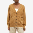 Good American Women's Plush Oversized Cardigan in Warm Caramel