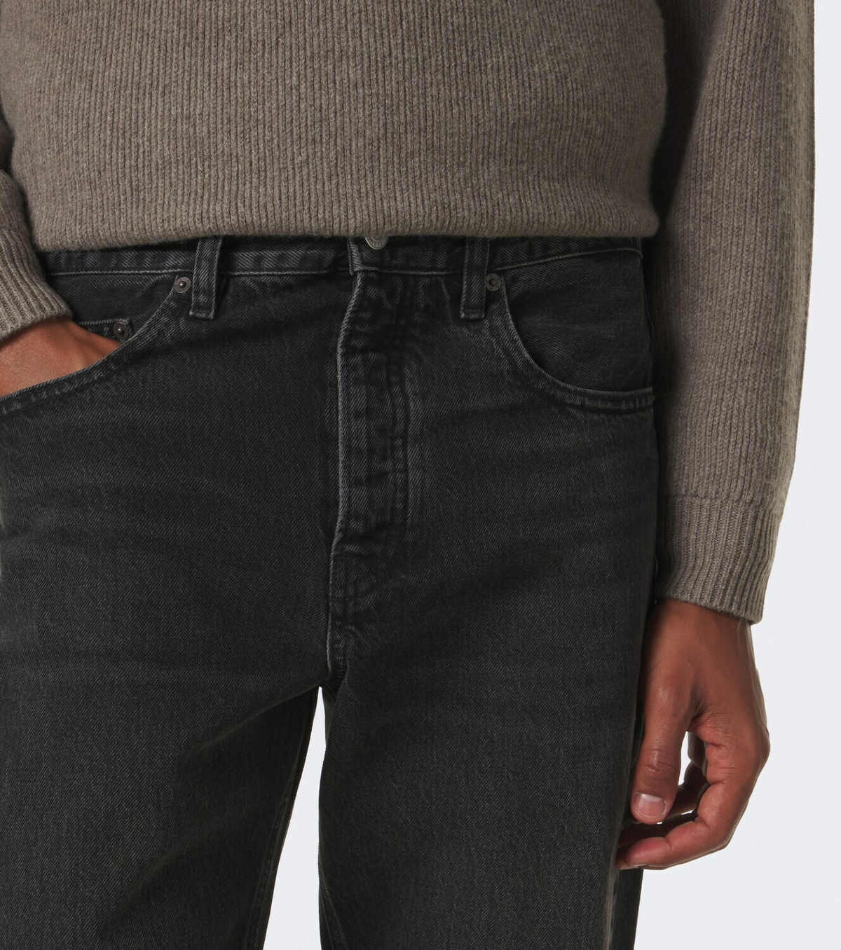 Frame Mid-rise straight jeans