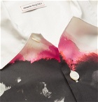 Alexander McQueen - Printed Cotton-Poplin Shirt - White