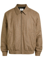 Saint Laurent Houndstooth-jacquard Woven Jacket Multicoloured 1