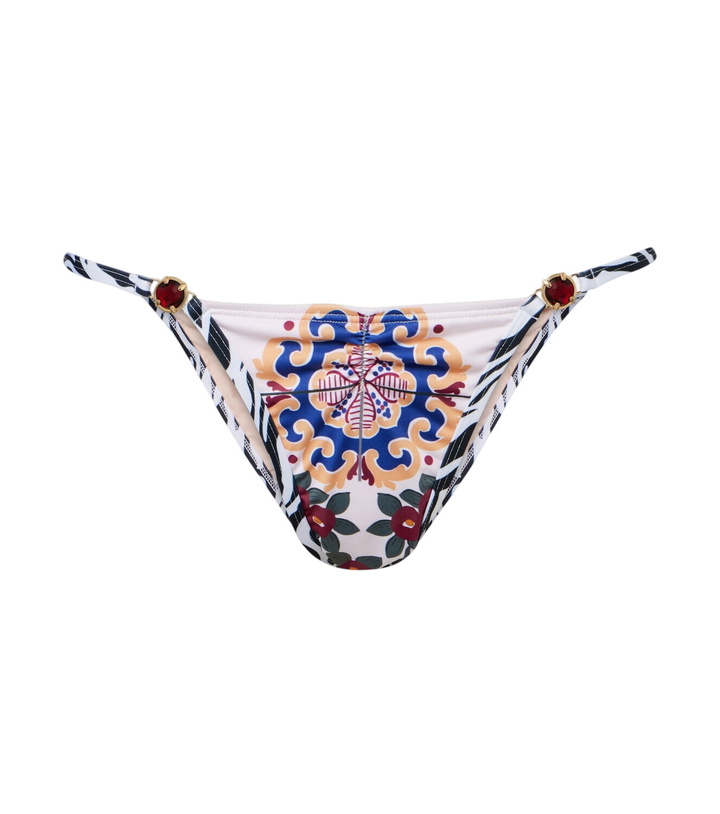 Photo: Bananhot Pracy embellished printed bikini bottoms
