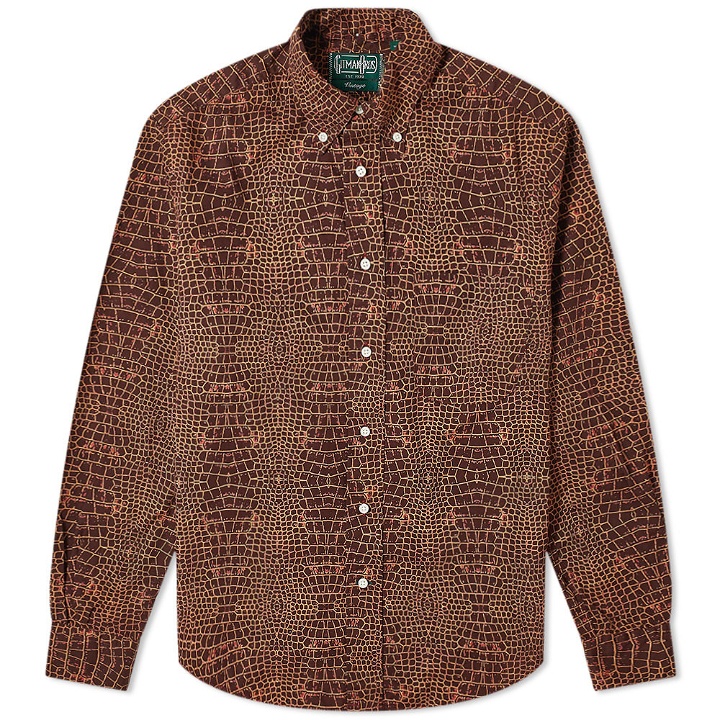 Photo: Gitman Vintage Button Down Croco Shirt