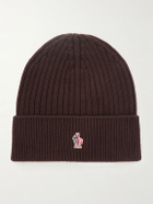 Moncler Grenoble - Logo-Appliquéd Ribbed Virgin Wool Beanie