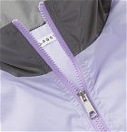 Flagstuff - Logo-Embroidered Tech-Shell Track Jacket - Purple