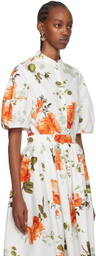 Erdem White Volume Blouse