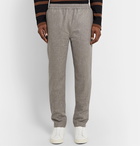 De Bonne Facture - Tapered Wool-Flannel Trousers - Gray