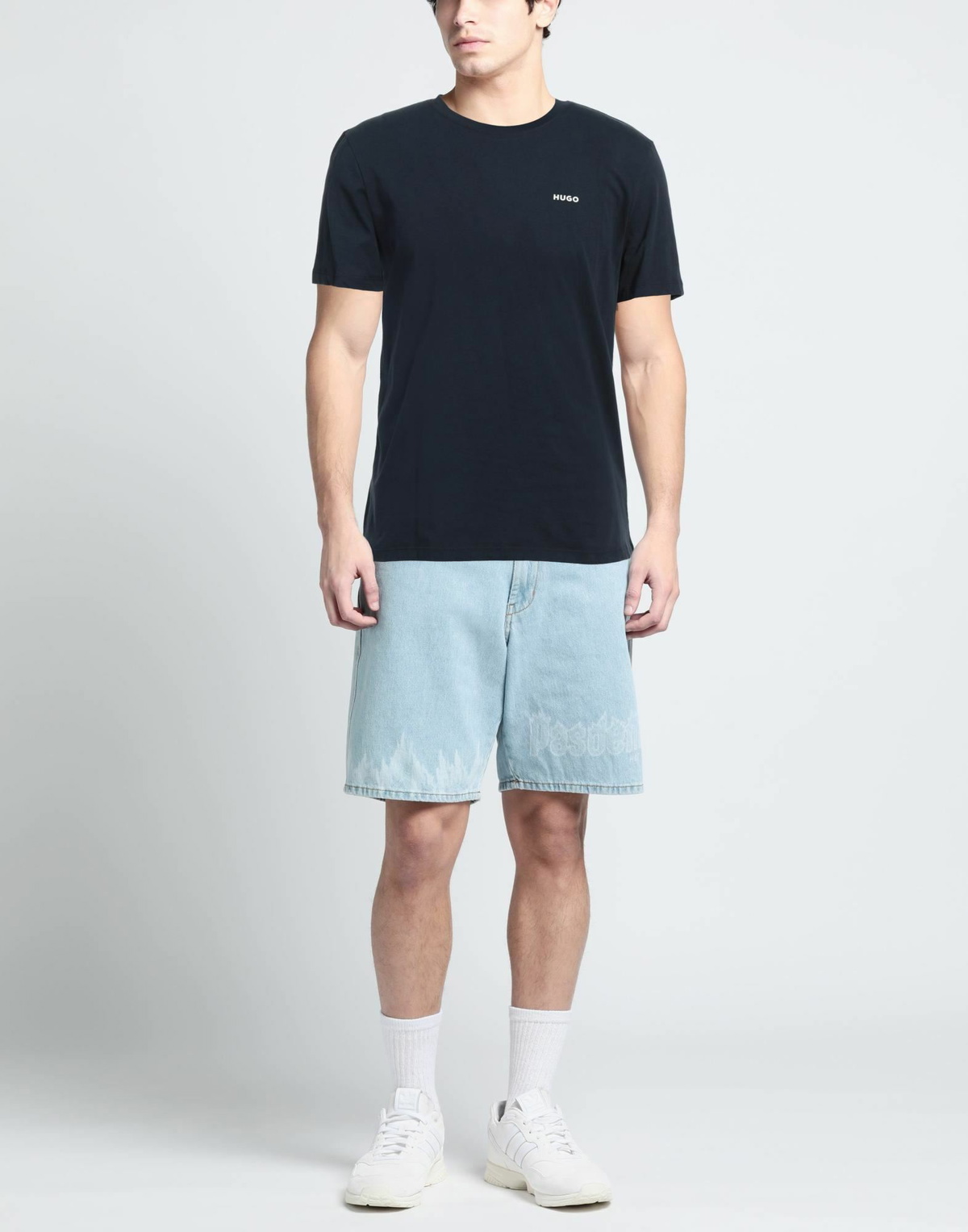 Hugo Mens T-shirt Midnight in Blue