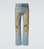 Acne Studios 2021M distressed wide-leg jeans