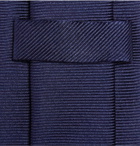 Turnbull & Asser - 8cm Ribbed Silk Tie - Blue