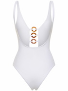 DSQUARED2 Lycra One Piece Swimsuit with Rings