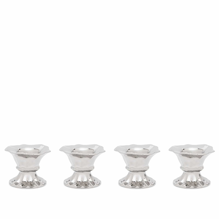 Photo: HKliving Egg Cups - Set of 4 in Chrome 