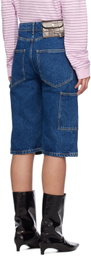 Saks Potts Indigo Salm Denim Shorts