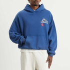 God Made Men's GM Logo Wrapped Hoodie in Washed Blue