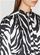 Zebra Print Shirt in Black
