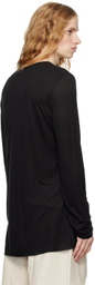 CARNET-ARCHIVE Black Layered Long Sleeve T-shirt