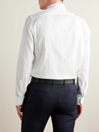 Canali - Slim-Fit Cutaway-Collar Cotton-Twill Shirt - White