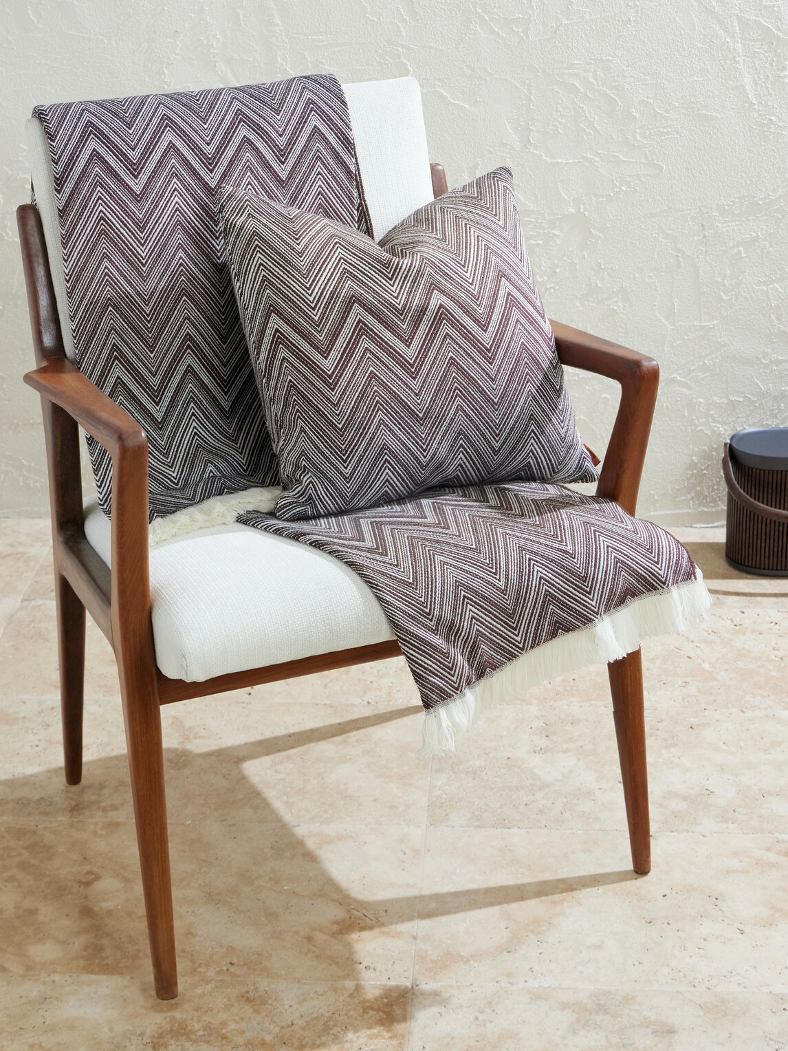 Missoni Home - Timmy Fringed Striped Wool Throw